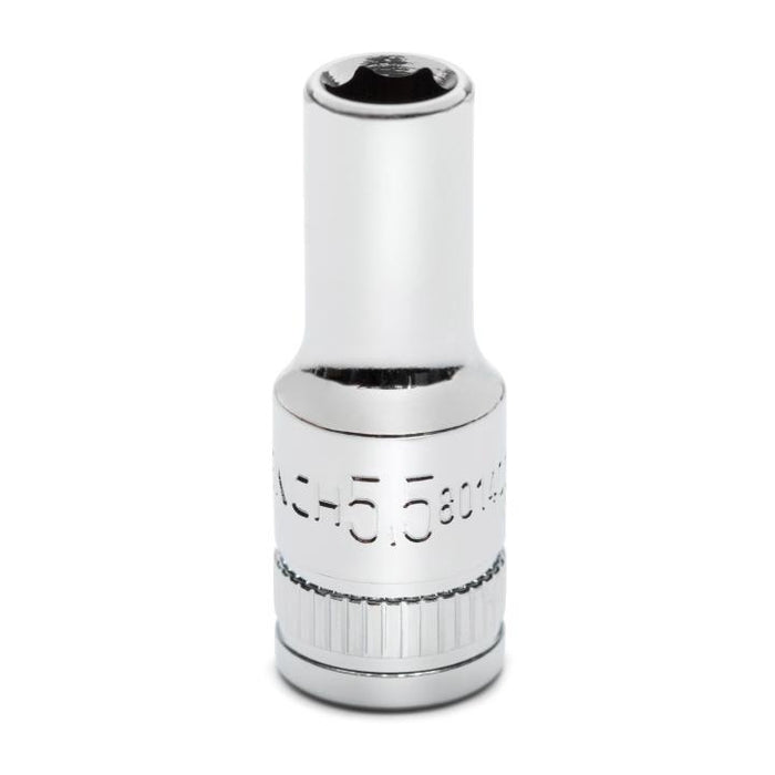 Apex Tool 80140S-06 SKT MID LNGTH 1/4DR 6PT 5.5MM MET