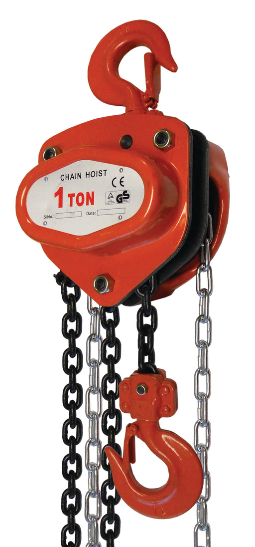 Dynaline 80251 Chain Hoist 1 Ton, 2.5 m Standard Lift