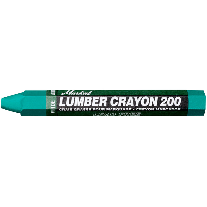 La-Co/Markal 80356 Lumber Crayon 200 - Economical, wax-based - Green