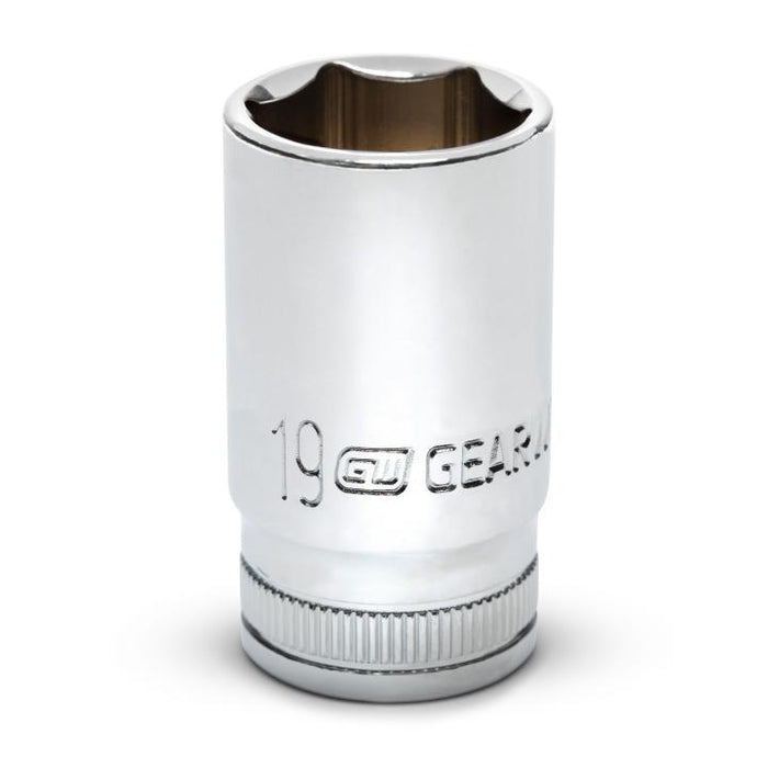 Apex Tool (442) 80401S-06 SKT MID LNGTH 3/8DR 6PT 19MM