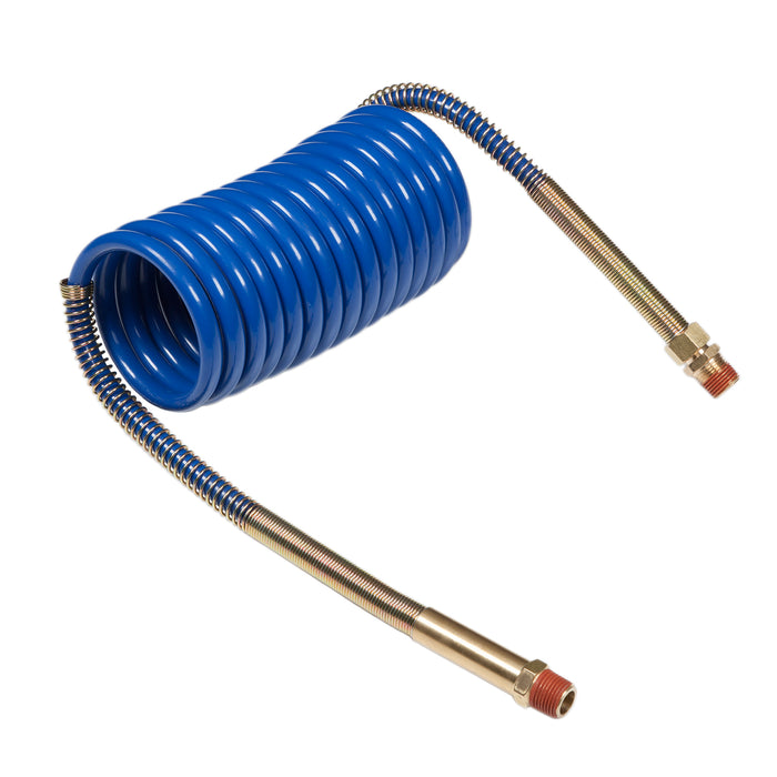 Grote (522) 81-0015-HB 15FT AIR COIL, BLUE W/12IN LEADS AND BRASS HANDLE
