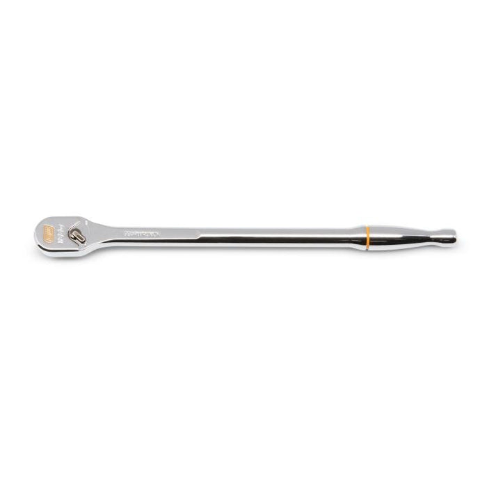 Apex Tool (442) 81034XP 1/4" Drive 120XP™ Full Polish Chrome Extra Long Handle Teardrop Ratchet