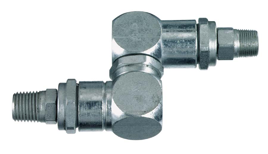 Lincoln (502) 81387 Lincoln Industrial 81387 Universal Swivel Nozzle for Use with Grease Pumps, Thread size 1/2-27(m) x 1/4 NPT (m)