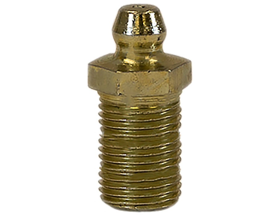 Buyers Products (577) 815 1/8 Inch NPT Grease Fittings - Straight 1-1/4 Inch Long Thread