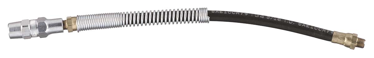 Lincoln (502) 81726 Lincoln Industrial 81726 Whip Hose Assembly for Standard Hydraulic Fittings, 12 In. Long, Max. Working Pressure 4500 PSI