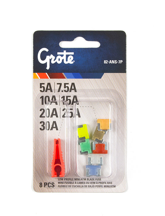 Grote (522) 82-ANS-7P Fuse & Circuit Protection Assortment kits, pack of 8