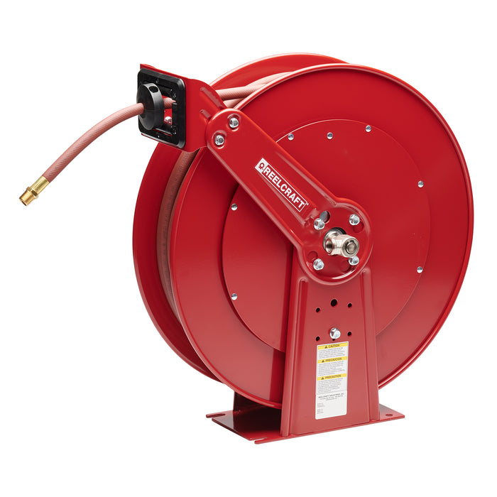 Reelcraft (556) 82075OLP 1/2" x 75ft, 300 psi, Air / Water Hose Reel With Hose