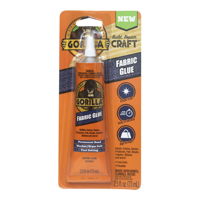 Gorilla Glue (218) 8215402 GORILLA FABRIC GLUE 73ML