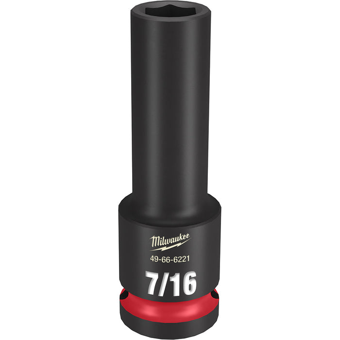 Milwaukee 49-66-6221 SHOCKWAVE Impact Duty™ 1/2"Drive 7/16" Deep 6 Point Socket