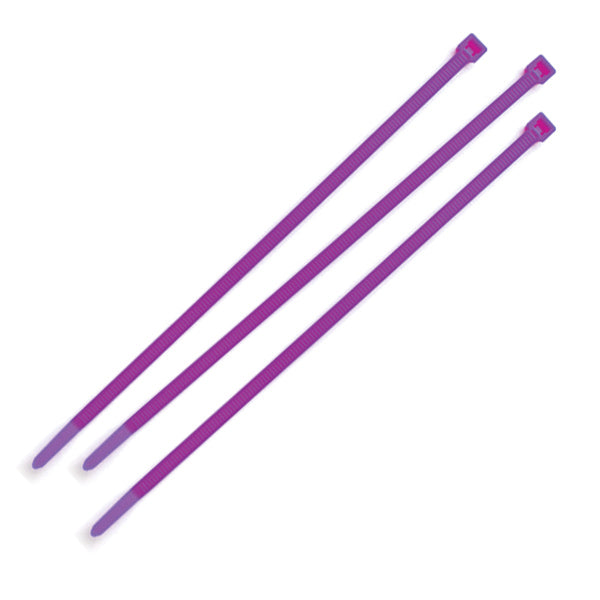 Grote 83-6035-3 Nylon Cable Ties Color Ties, 1000 Pack, Purple, pack of 1000