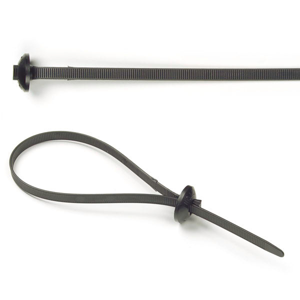 Grote (522) 83-6052 Nylon Cable Ties Button Head Tie, 15" Length, 50 Pack, pack of 50