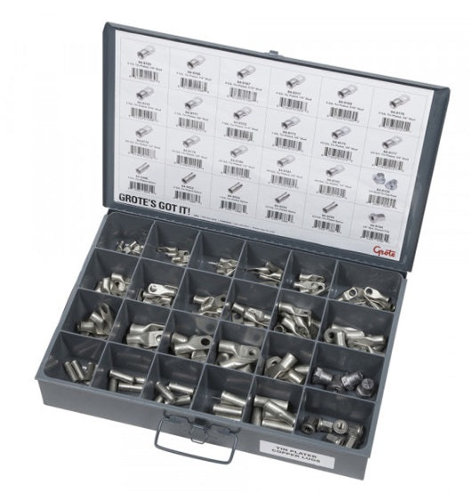 Grote 83-6654 TIN PLATED COPPER LUG ASSORTMENT