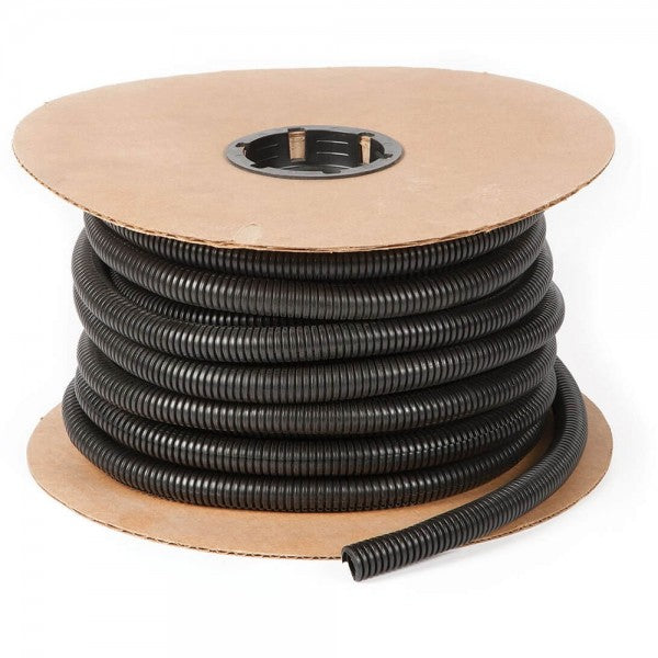 Grote 83-8007-S SPLIT FLEX TUBING SPOOL, BLACK, 5/8IN, 100FT