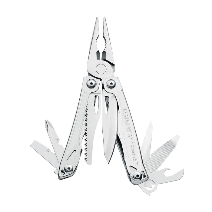 Leatherman (127) 831438 LEATHERMAN SIDEKICK® - A pocket-sized multi-tool with spring-action pliers, a saw, two knife blades, openers and more.