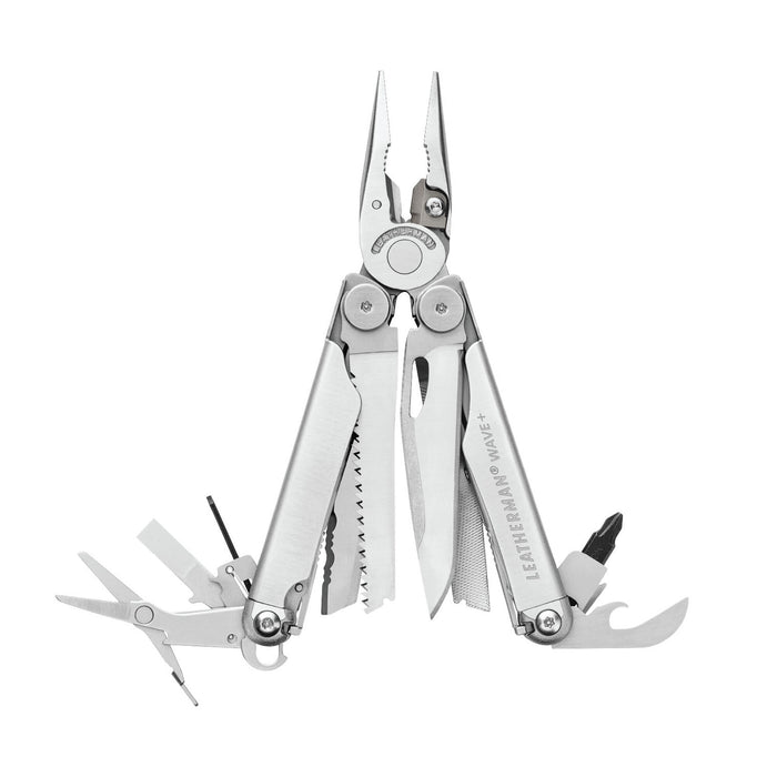 Leatherman (127) 832525 LEATHERMAN WAVE® PLUS -STAINLESS STEEL - Multi-Tool