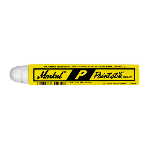 La-Co/Markal 83420 P Paintstik® - Marks removed during galvanizing process - White