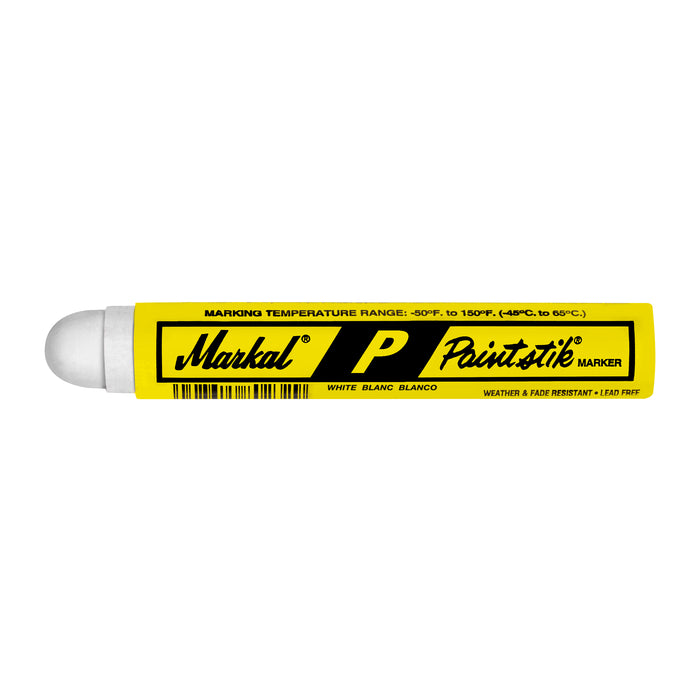 La-Co/Markal 83420 P Paintstik® - Marks removed during galvanizing process - White