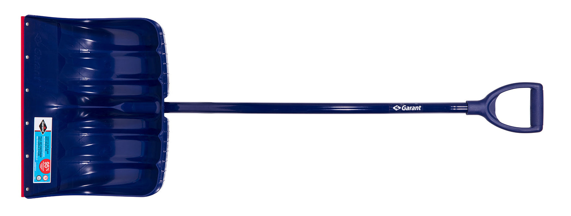 Garant (633) 83971 19-Inch Ergonomic Snow Shovel, Lightweight Aluminium Handle and Wear Resistant Nylon Strip