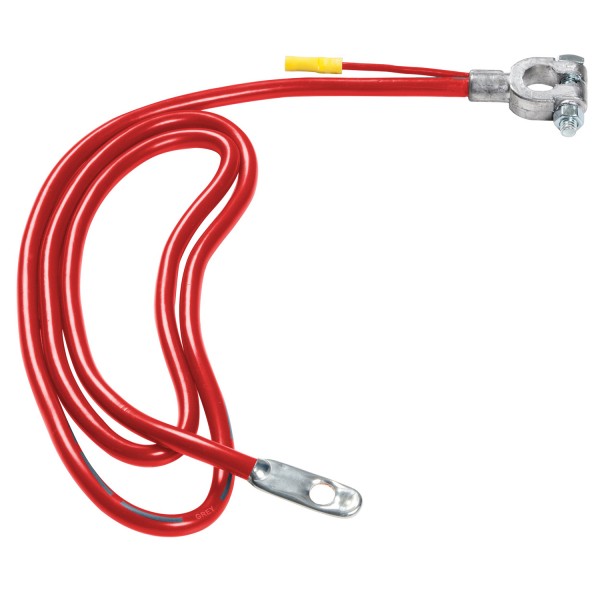 Grote (522) 84-9367-R Battery Cable, Top Post, Red, 4 Ga, 48" with lead