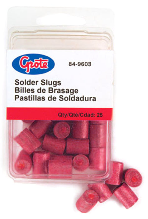 Grote 84-9603 Solder Slugs & Flux, pack of 25