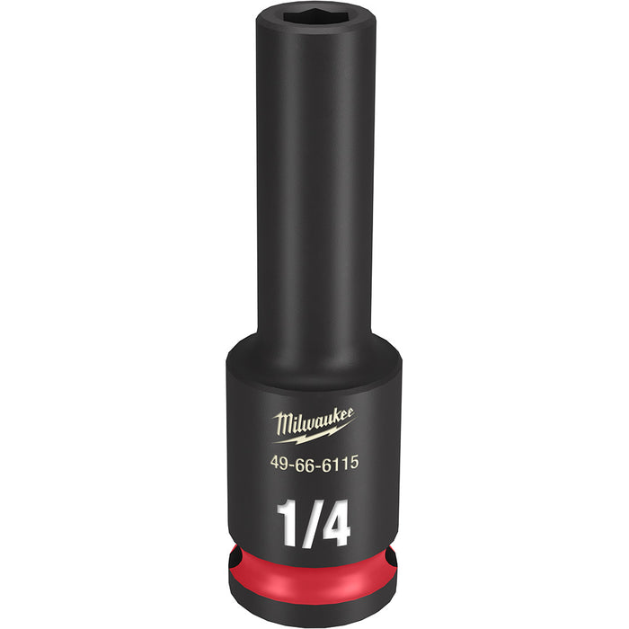 Milwaukee 49-66-6115 SHOCKWAVE Impact Duty™ 3/8" Drive 1/4" Deep 6 Point Socket