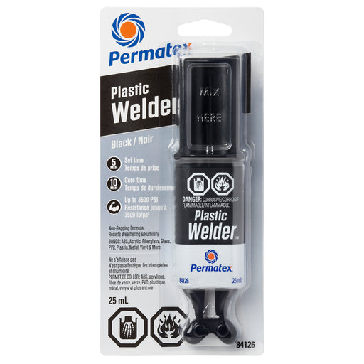 Permatex 84126 Permatex® Black Plastic Welder™ .84fl oz syringe carded