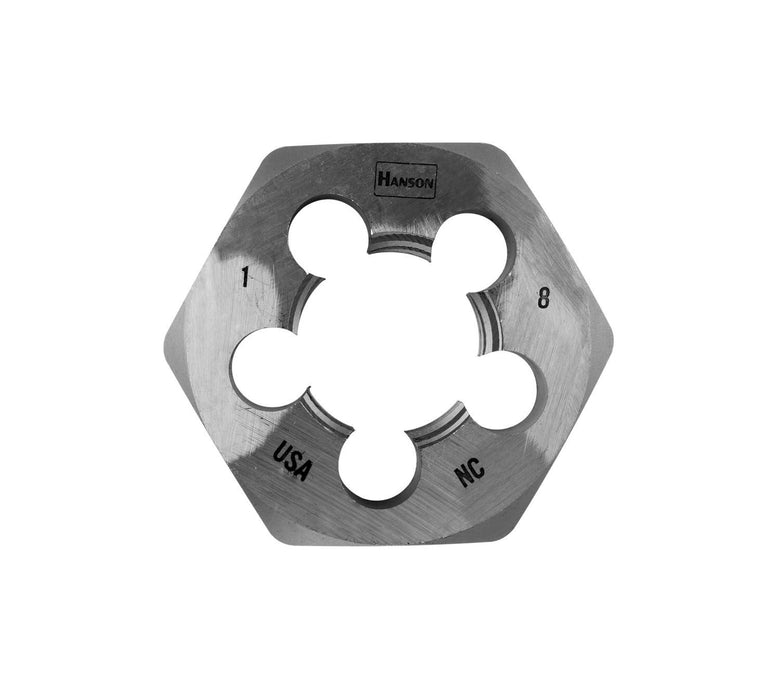 Irwin (928) 8465 IRWIN HANSON Hexagon Fractional Die, 1-inch - 8 NC, 1-13/16-inch Across (8465)