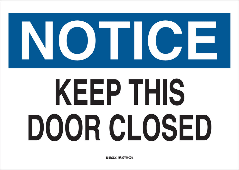 Brady (458) 84732 B-302 Self-Sticking Sign