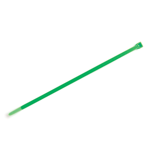 Grote 85-6034 Nylon Cable Ties Color Ties, 25 Pack, Green, pack of 25