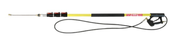 BE Pressure (374) 85.206.424L BE 4-Stage 24ft Heavy Duty Fiberglass Telescoping Wand for Pressure Washers