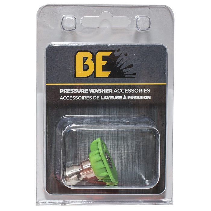 BE Pressure (374) 85.226.040BEP BE Green Tip - 25° Degree - Size .40 - Pressure Washer Spray Nozzle