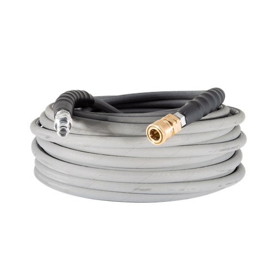BE Pressure 85.238.115 Semperflex 4000 PSI 100' x 3/8" Grey Hose for Pressure Washers