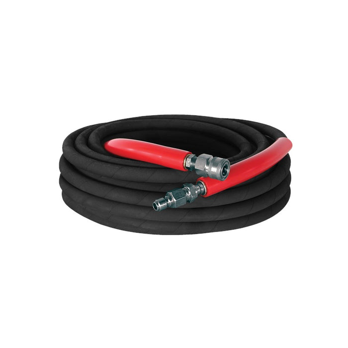 BE Pressure (374) 85.238.251 BE 50ft 6000 PSI 3/8" Black Rubber Hose PSI 50' x 3/8" for Pressure Washers