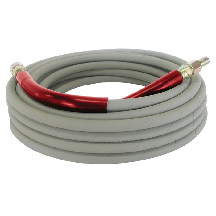 BE Pressure 85.238.255 Semperflex 6000 PSI 50' x 3/8" Grey Hose for Pressure Washers