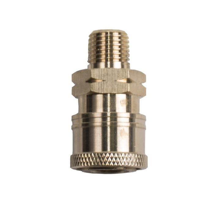 BE Pressure 85.300.107 COUPLER 1/4INQD MNPT BRASS