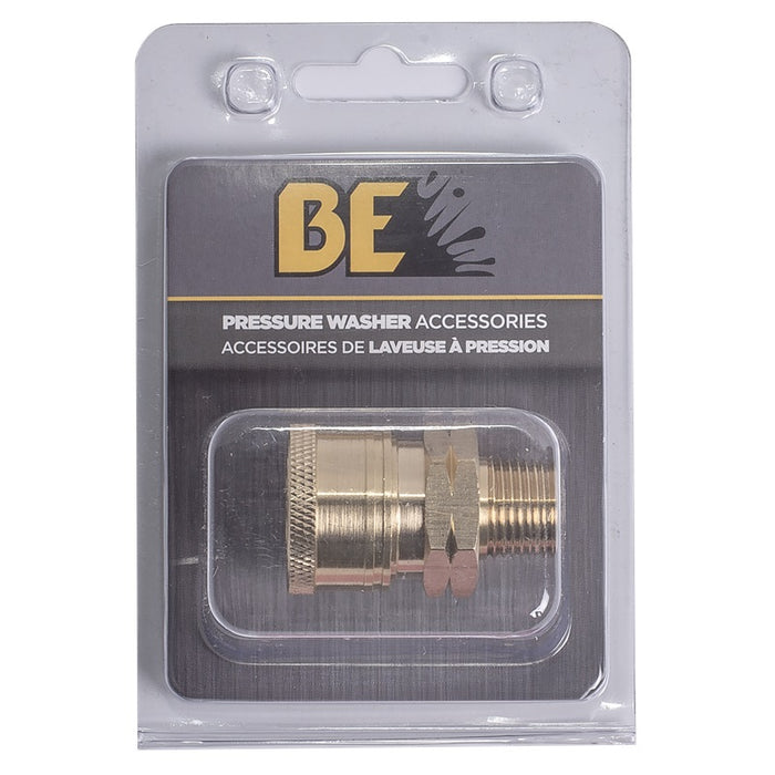 BE Pressure 85.300.108BEP COUPLER 3/8INQC MNPT PKG
