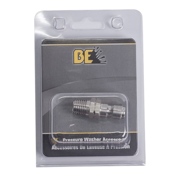 BE Pressure (374) 85.300.109BEP Plug 1/4" MNPT Steel Quick Connect