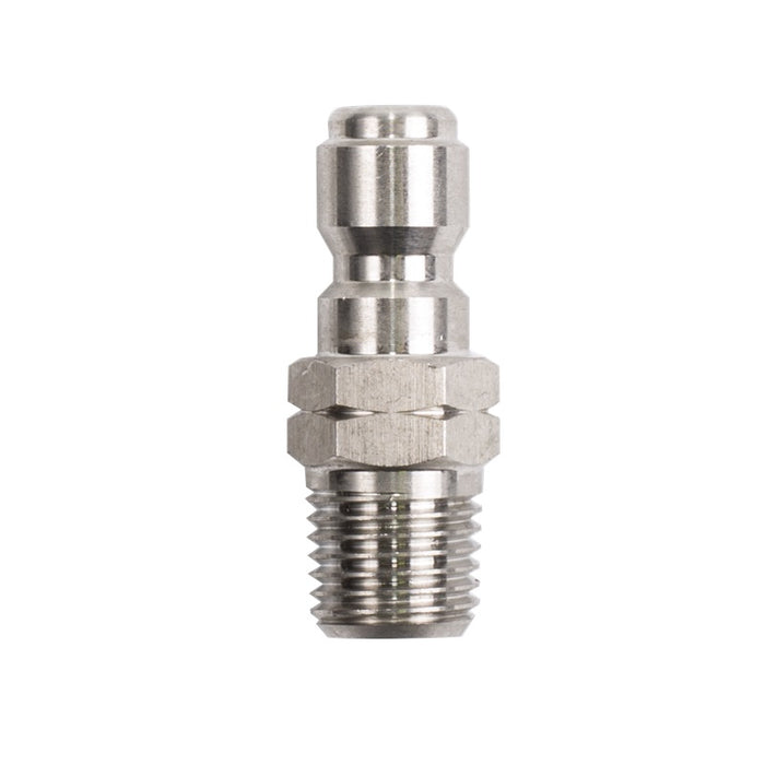 BE Pressure (374) 85.300.109S BE Stainless Steel 1/4" Quick Connect Plug MNPT