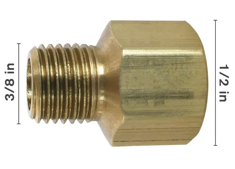 BE Pressure (374) 85.707.086 ADAPTER REDUC 1/2FX3/8INM