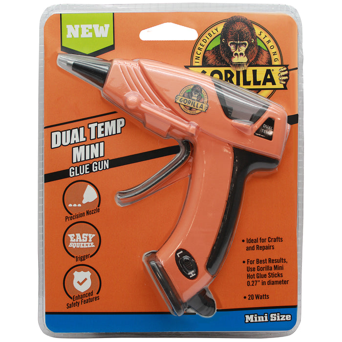 Gorilla Glue 8501502 GORILLA DUAL TEMP MINI HOT GLUE GUN