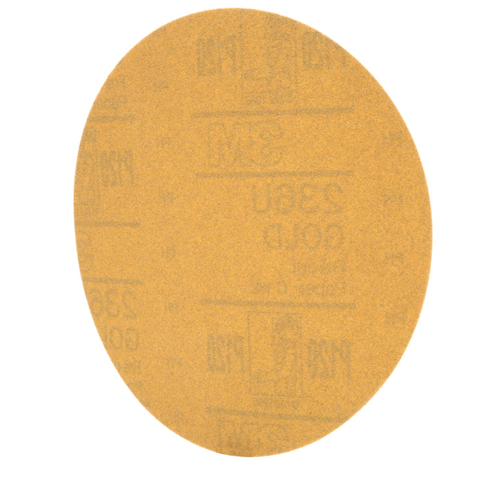 3M 00981 3M™ Hookit™ Gold Disc, 236U, 00981, P120, C-weight, 6 in (15.24 cm), Colour: Yellow, 3M Stock No. 7000118756