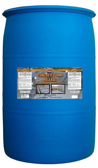 Lloyds Laboratories 86045 High purity mineral oil concrete form release, 205 L drum (54.16 gal)