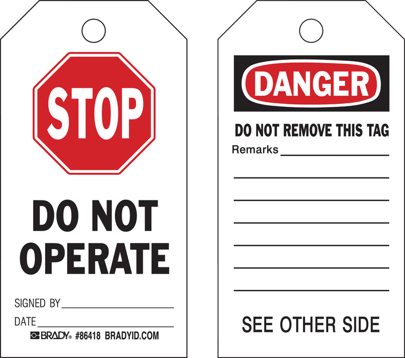 Brady (458) 86418 Reusable Dura-Tag