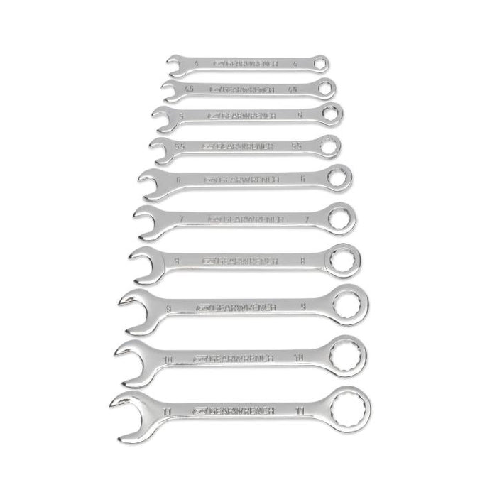 Apex Tool (442) 86561 10 Piece Metric Midget Combination Wrench Set