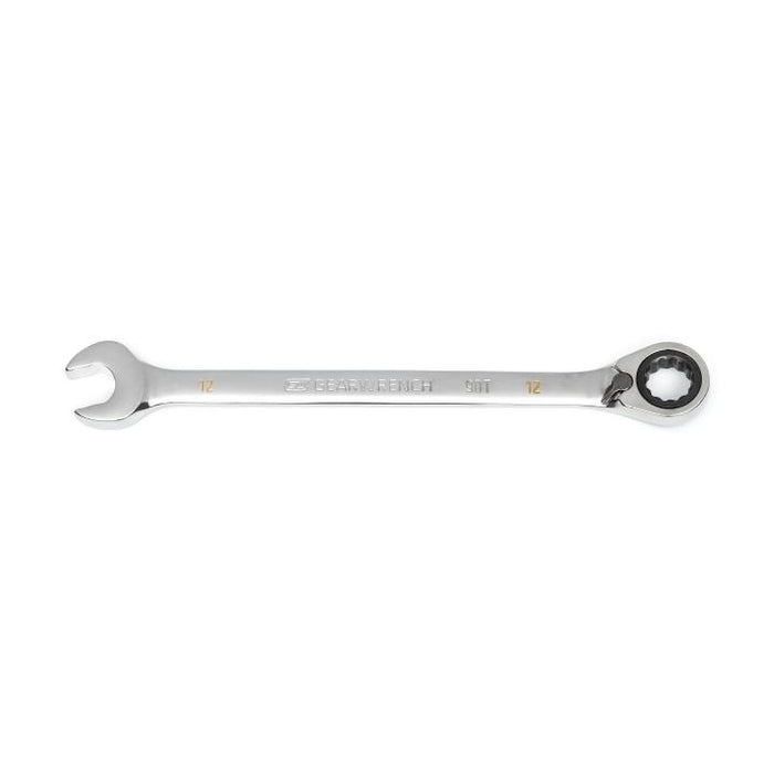Apex Tool 86612 12mm 90-Tooth 12 Point Reversible Ratcheting Wrench