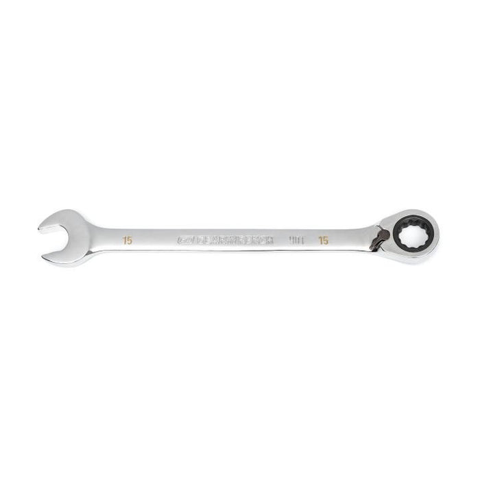 Apex Tool (442) 86615 15mm 90-Tooth 12 Point Reversible Ratcheting Wrench