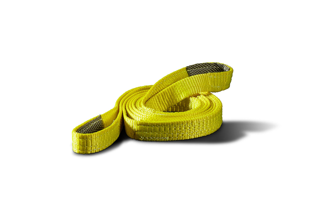 Warn (990) 88995 4 Inch Width x 8 Foot Length 30000 Pound Breaking Strength Yellow Nylon Webbing