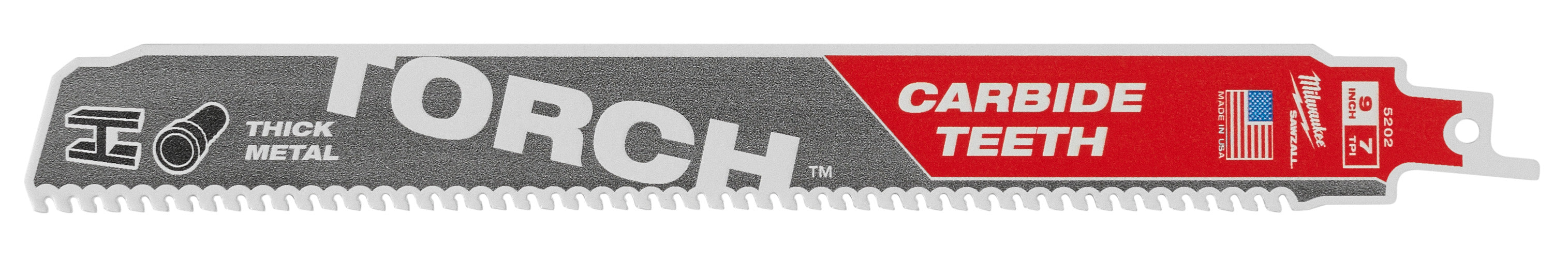 Milwaukee 48-00-5202 9IN C-TORCH 1PK SAWZALL BL