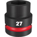 Milwaukee (366) 49-66-6592 SHOCKWAVE Impact Duty™ 1"Drive 27MM Standard 6 Point Socket