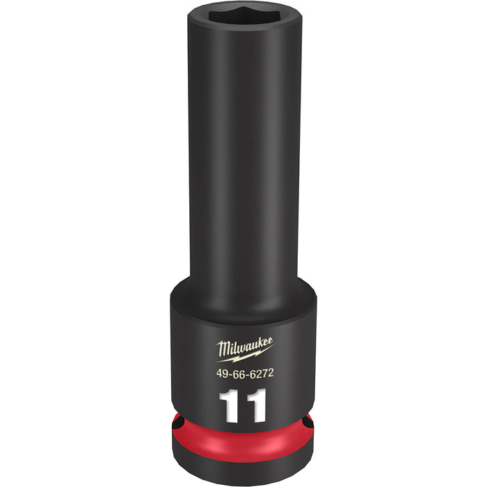 Milwaukee 49-66-6272 SHOCKWAVE Impact Duty™ 1/2"Drive 11MM Deep 6 Point Socket